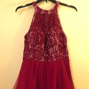 Red homecoming dress